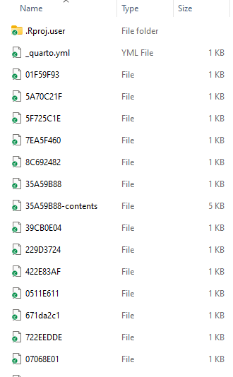 many extra unnecessary files in project folder